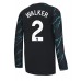 Günstige Manchester City Kyle Walker #2 3rd Fussballtrikot 2023-24 Langarm